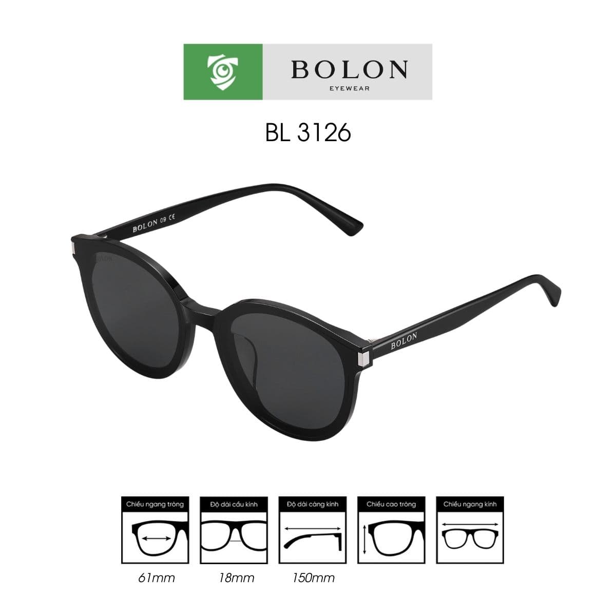 Kính mát BOLON BL3126 - Ảnh 1