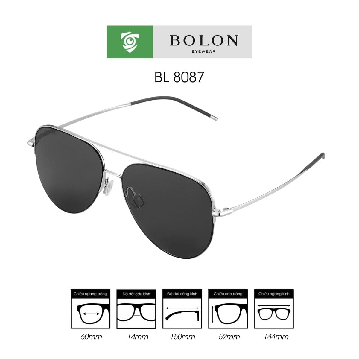 Kính mát BOLON BL8087 - Ảnh 1
