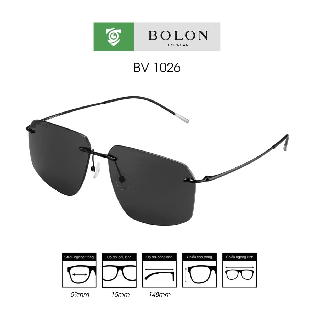 Kính mát BOLON BV1026 - Ảnh 1