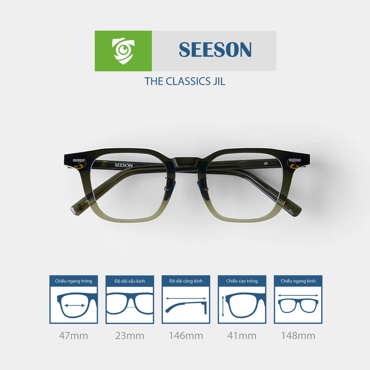 Gọng kính SEESON JIL - Ảnh 4