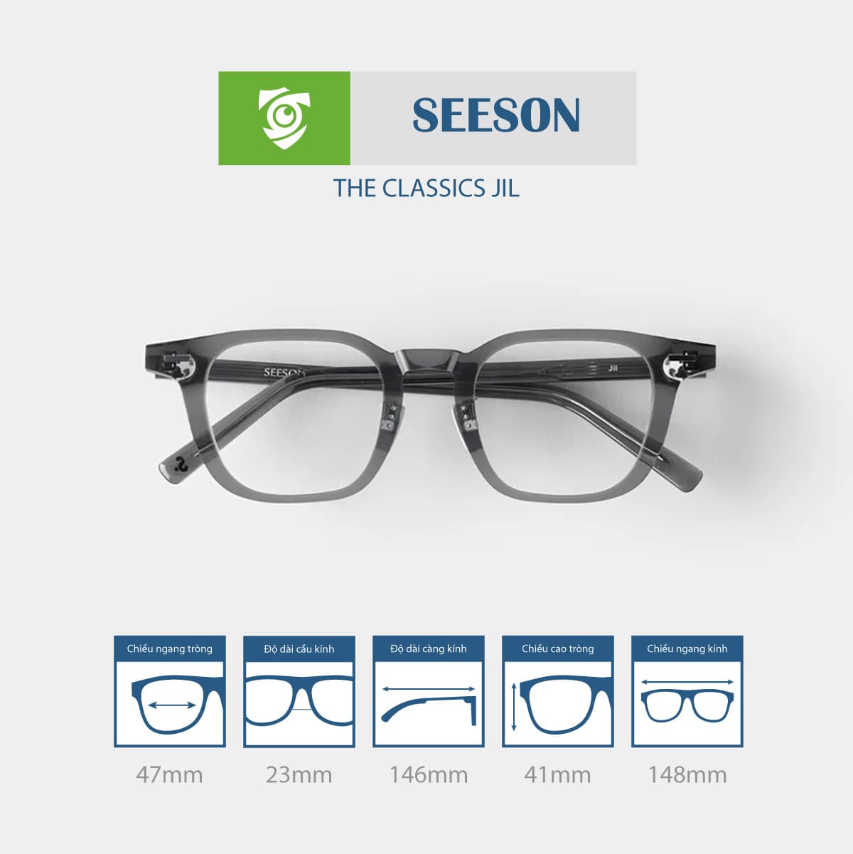 Gọng kính SEESON JIL - Ảnh 10