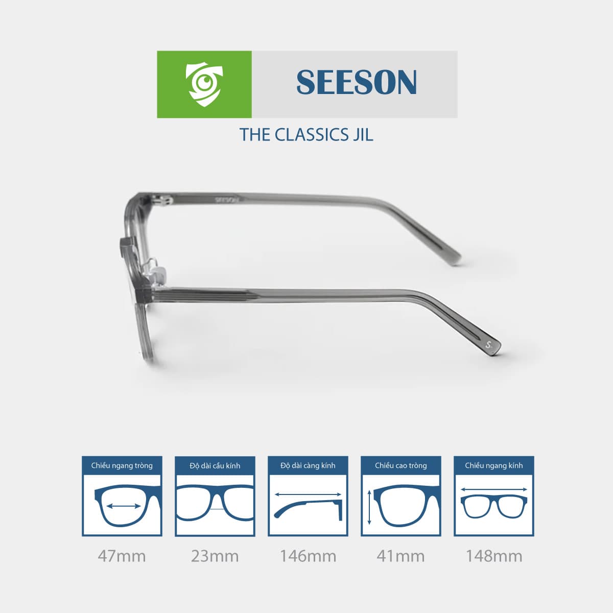 Gọng kính SEESON JIL - Ảnh 9