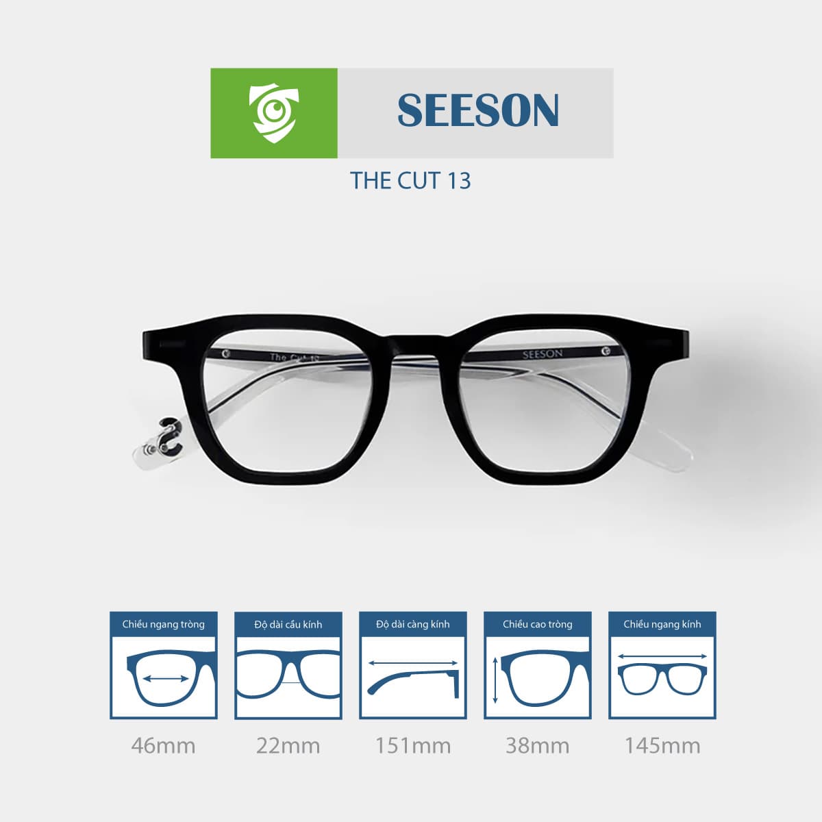 Gọng kính SEESON THE CUT 13 - Ảnh 13