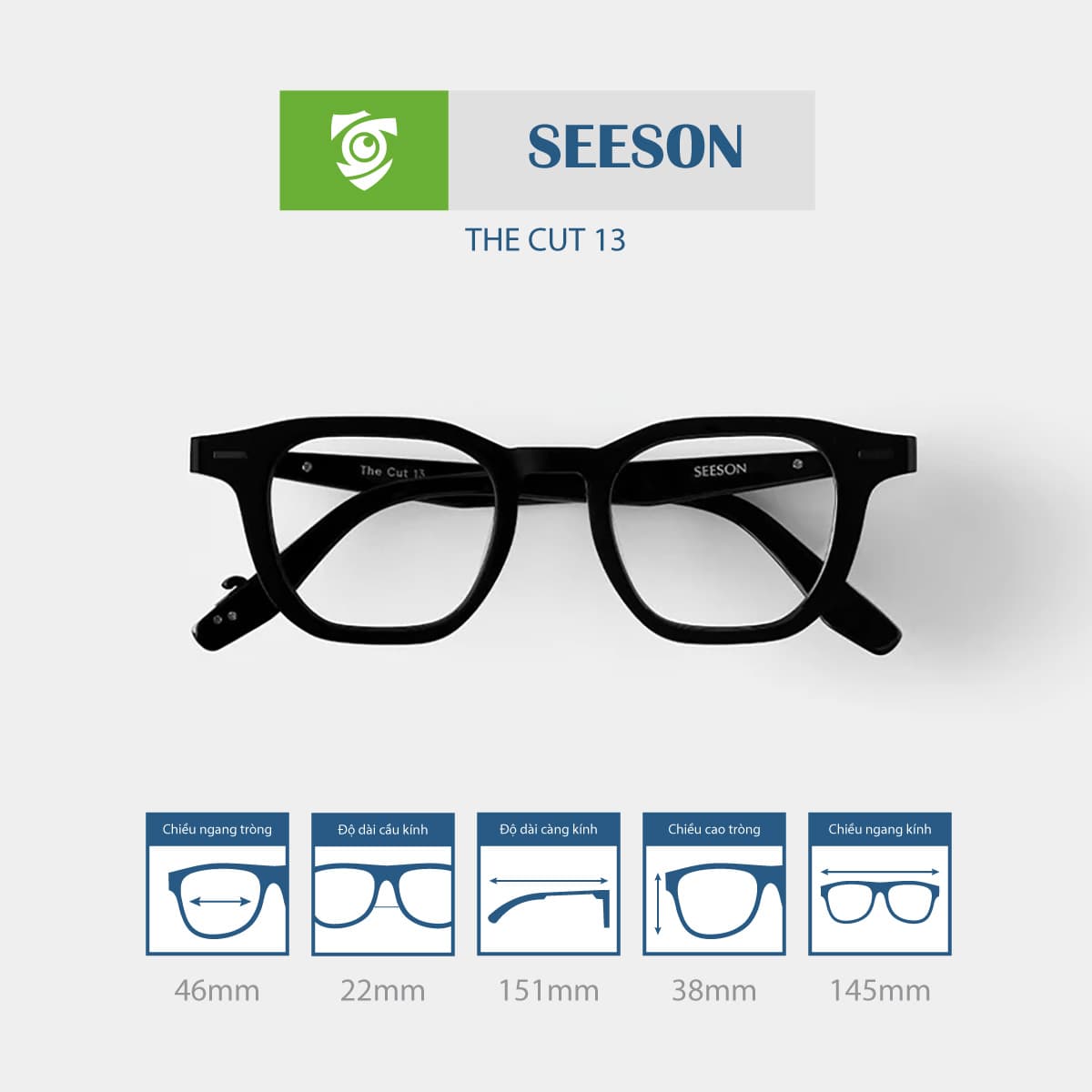 Gọng kính SEESON THE CUT 13 - Ảnh 11