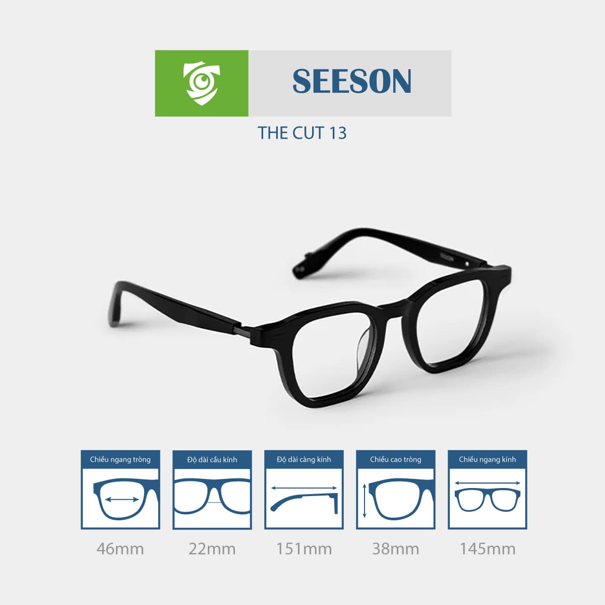 Gọng kính SEESON THE CUT 13 - Ảnh 10