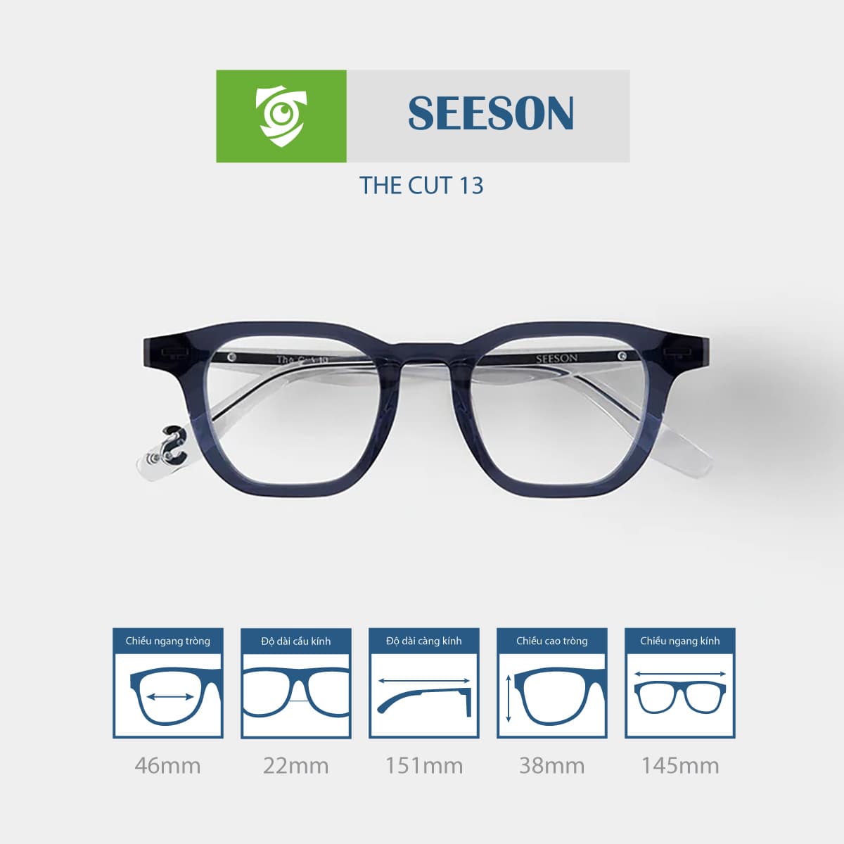 Gọng kính SEESON THE CUT 13 - Ảnh 7