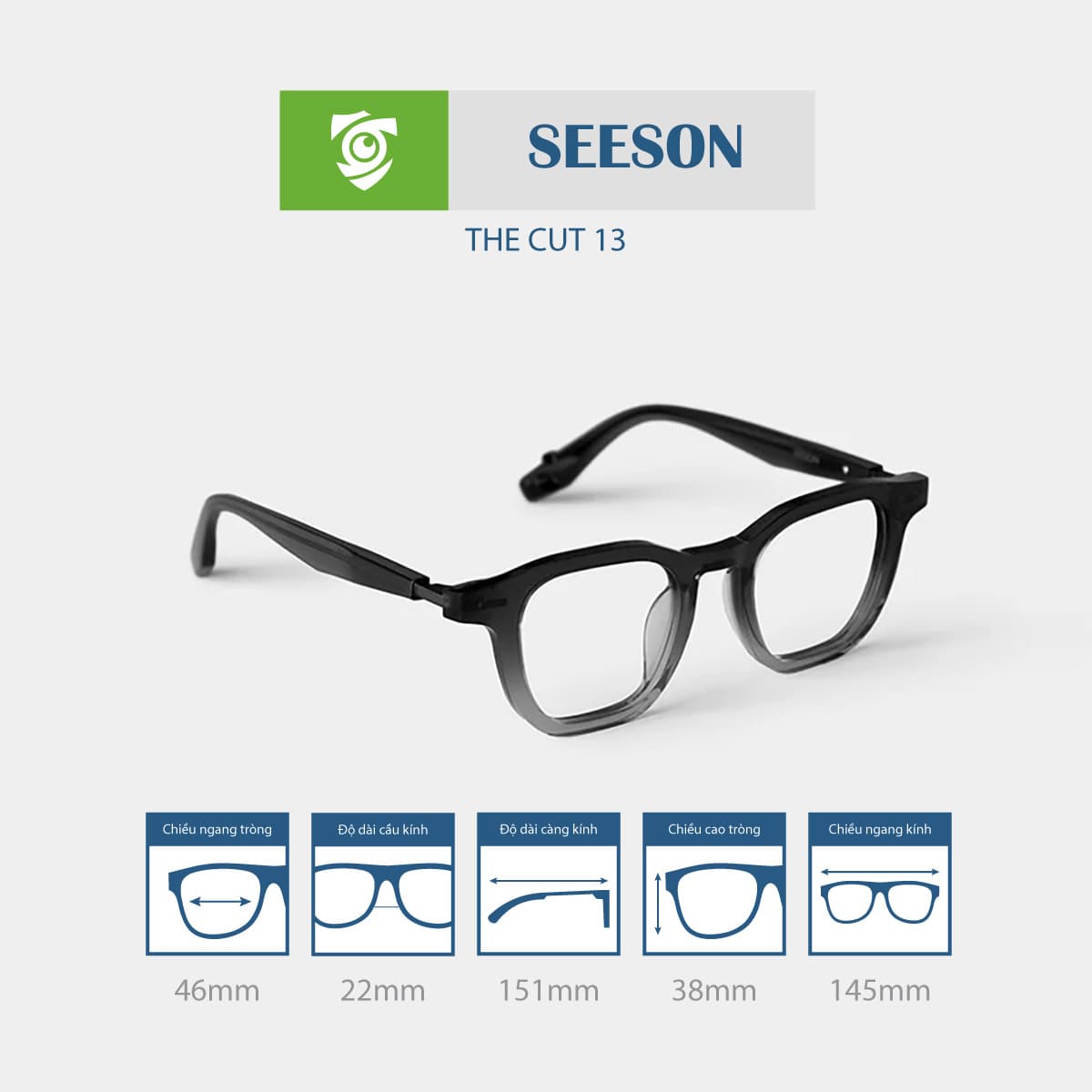 Gọng kính SEESON THE CUT 13 - Ảnh 4