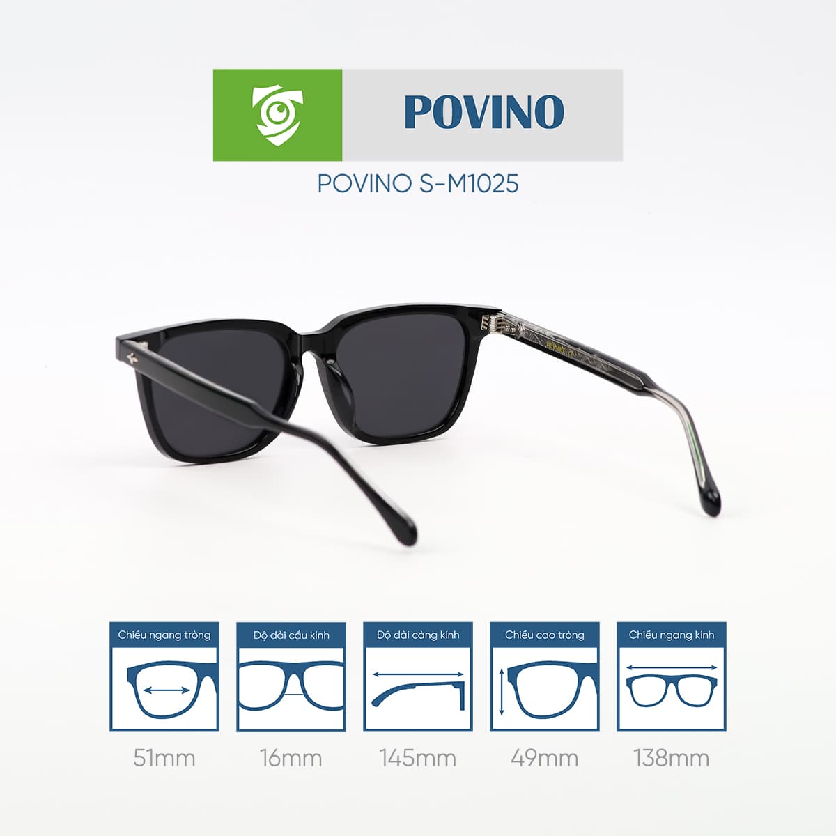 Kính mát POVINO SM1025 - Ảnh 8
