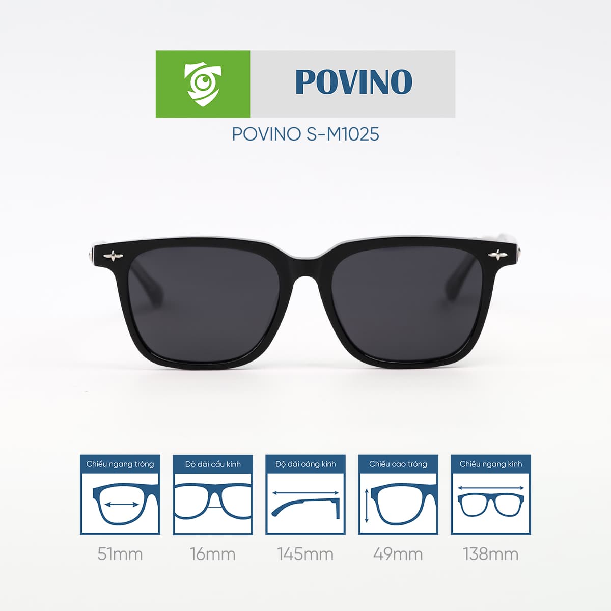 Kính mát POVINO SM1025 - Ảnh 1
