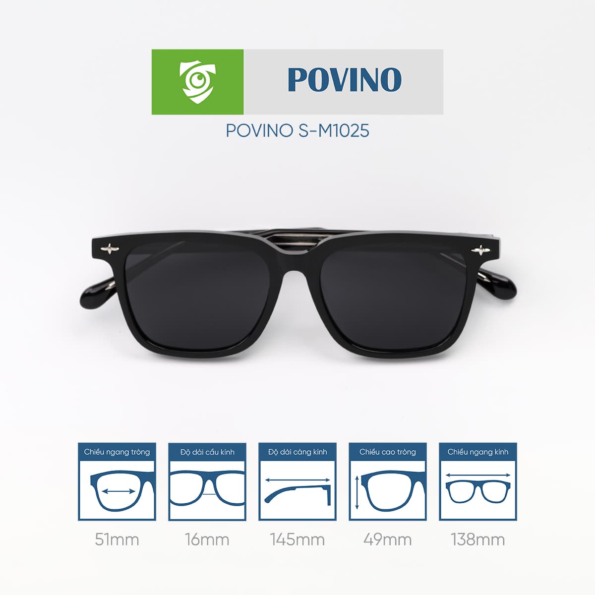Kính mát POVINO SM1025 - Ảnh 9