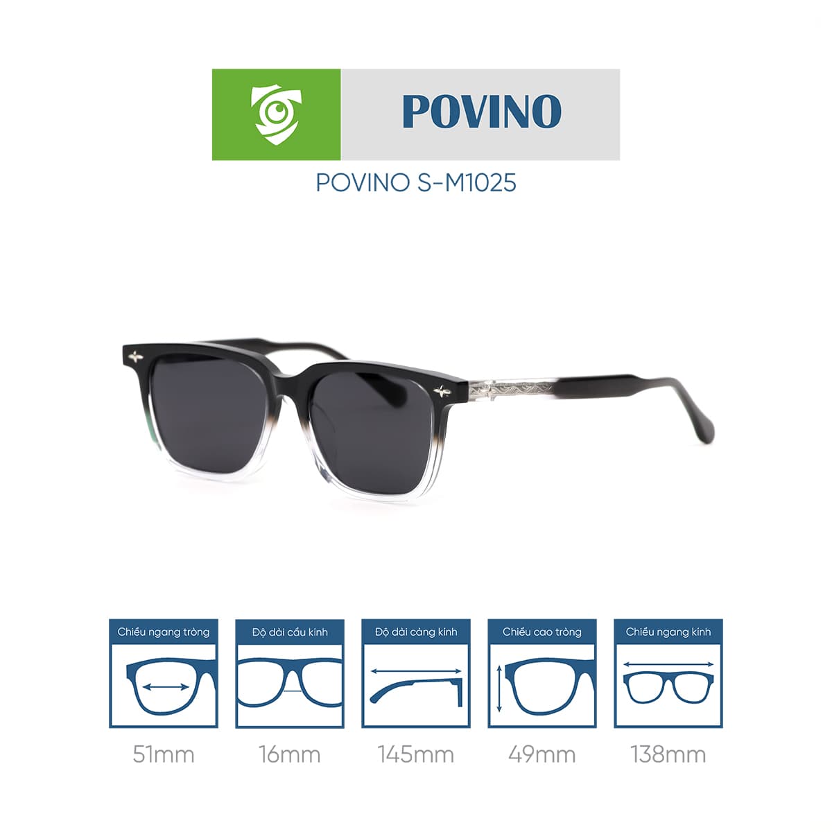Kính mát POVINO SM1025 - Ảnh 3