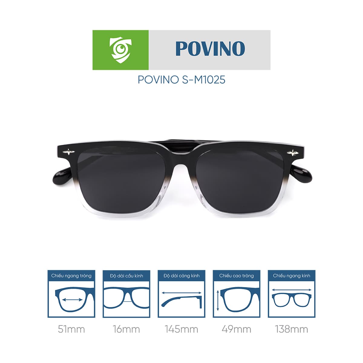 Kính mát POVINO SM1025 - Ảnh 2