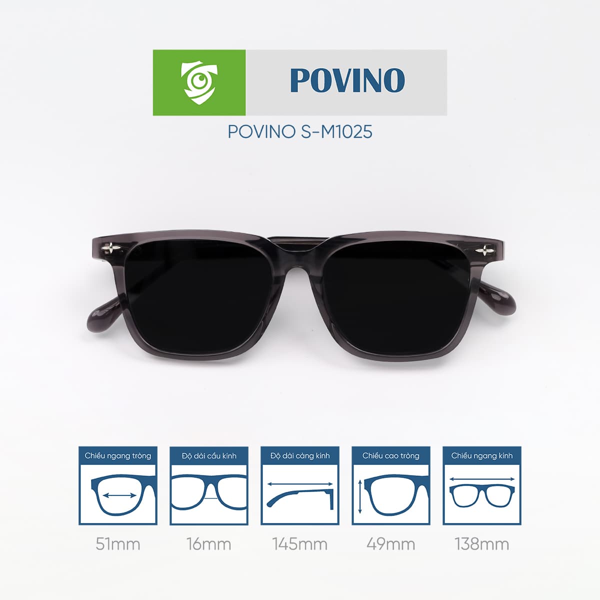 Kính mát POVINO SM1025 - Ảnh 7