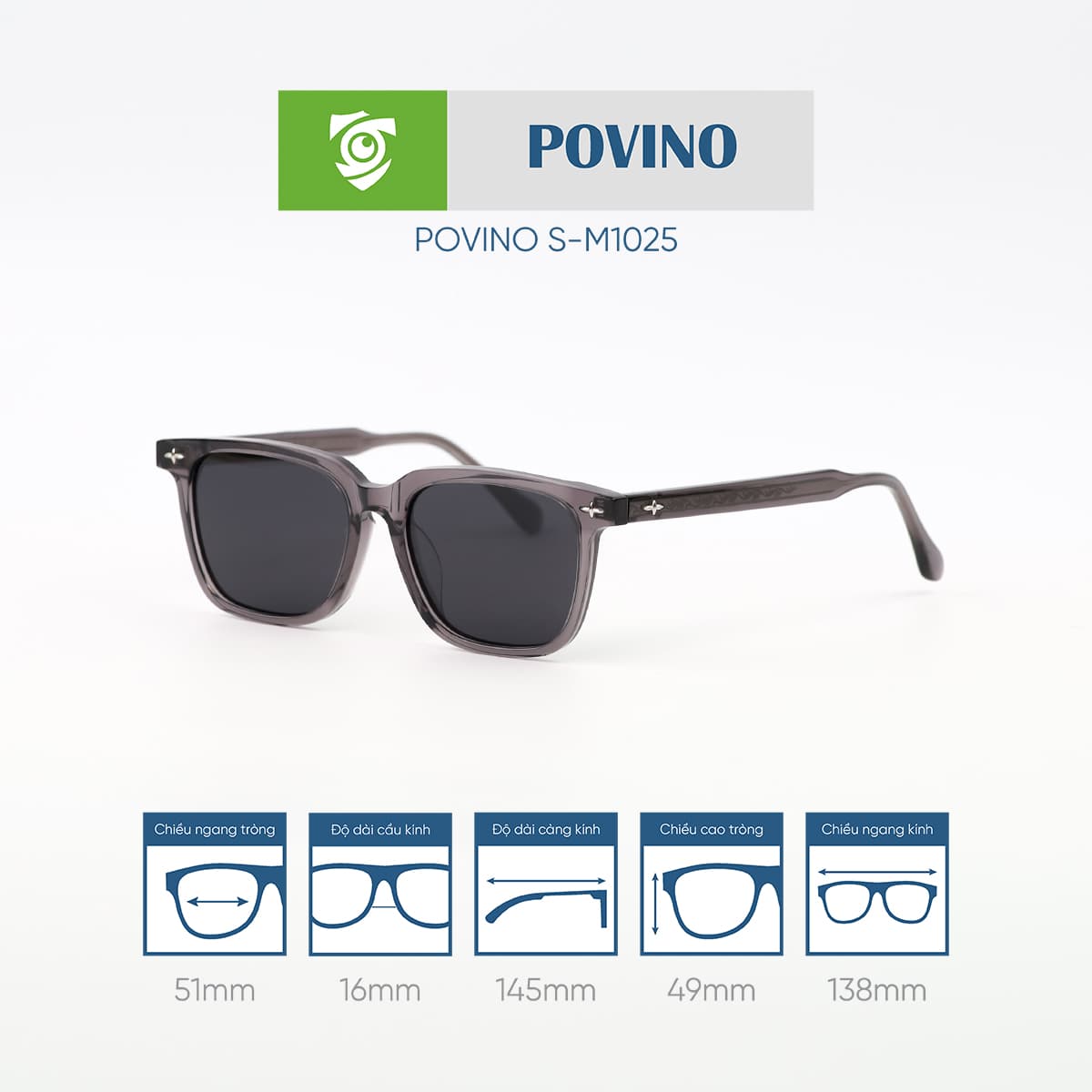 Kính mát POVINO SM1025 - Ảnh 6