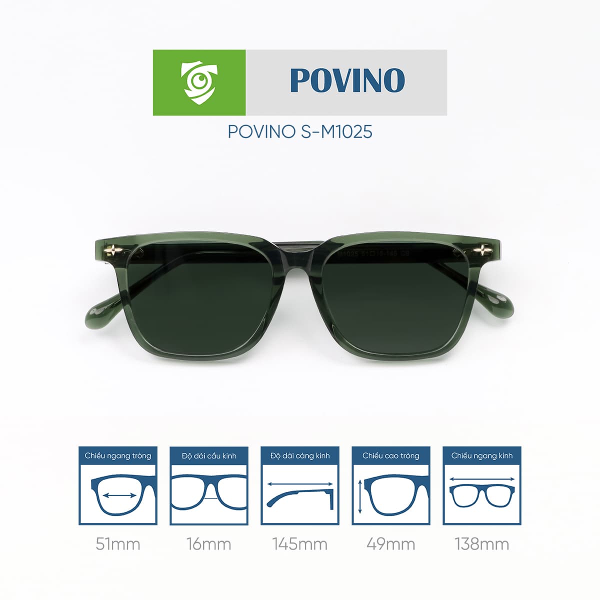 Kính mát POVINO SM1025 - Ảnh 4