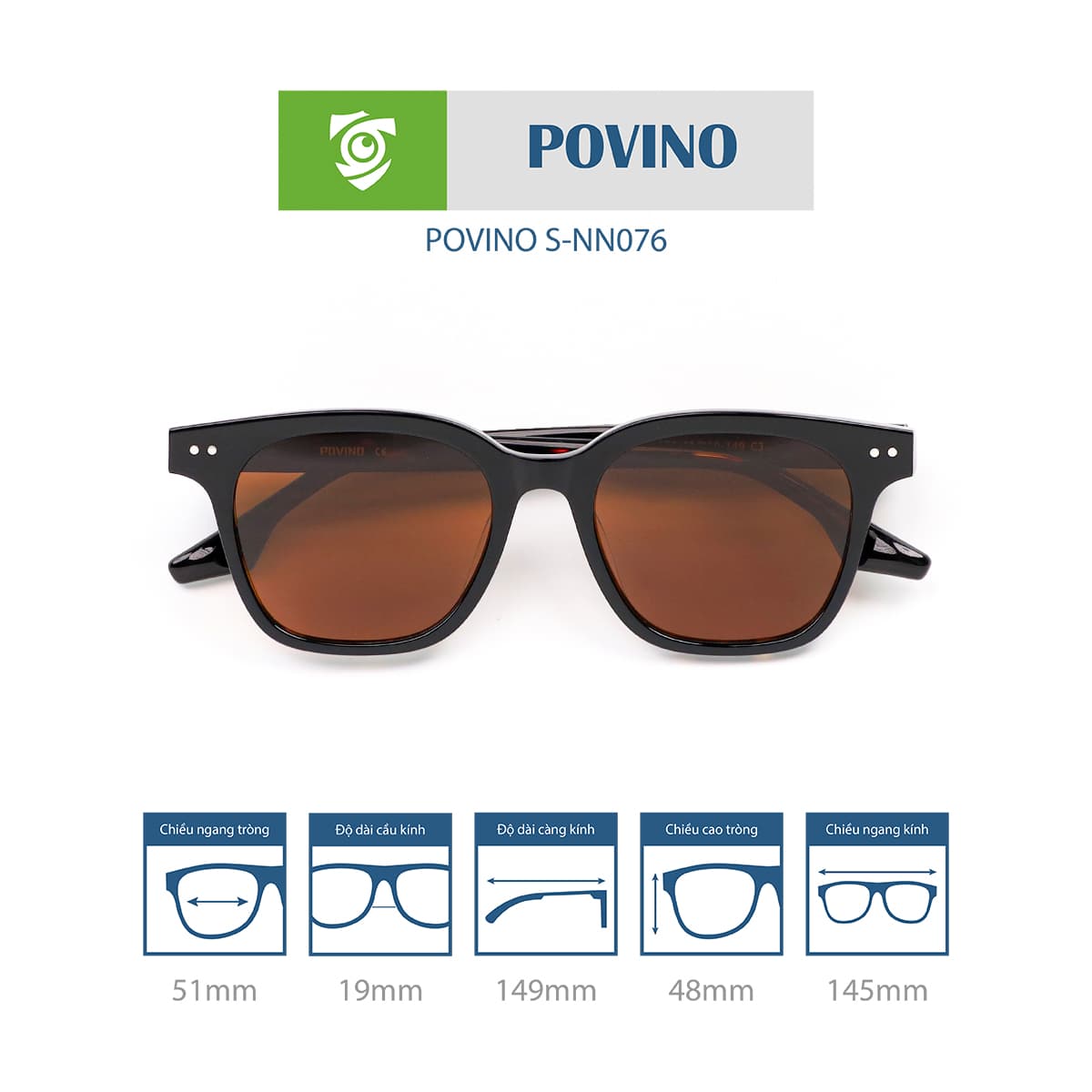 Kính mát POVINO SNN076 - Ảnh 5