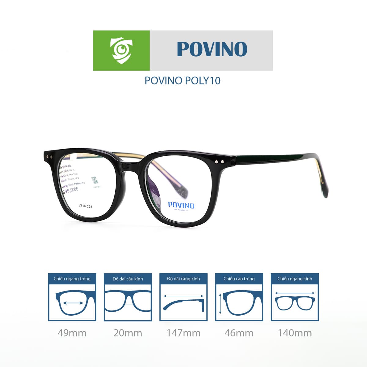 Gọng kính POVINO POLY10 - Ảnh 4