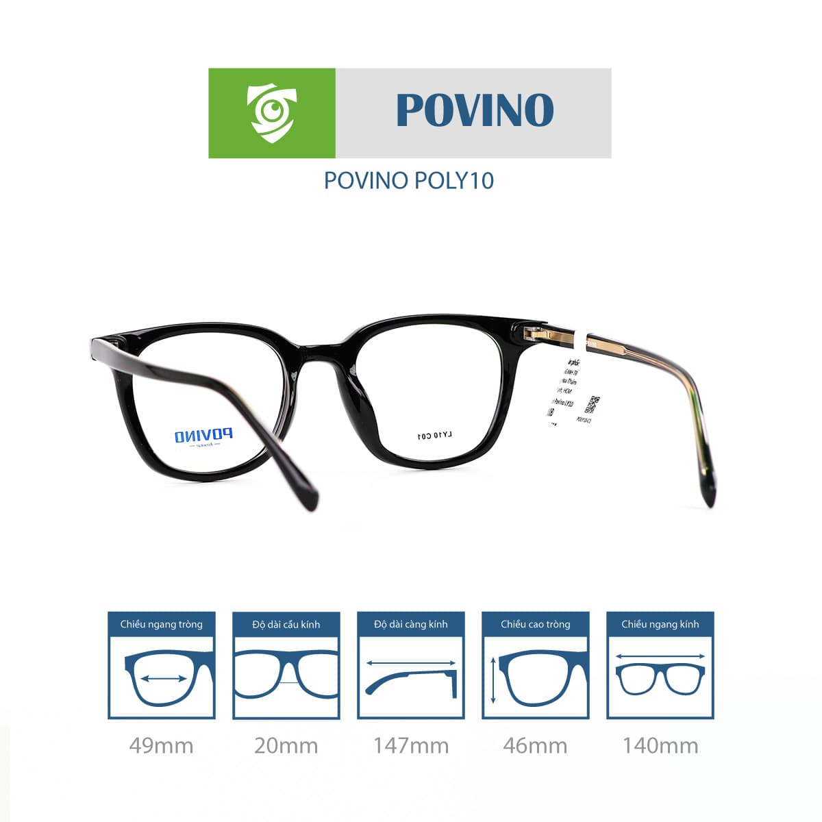 Gọng kính POVINO POLY10 - Ảnh 3