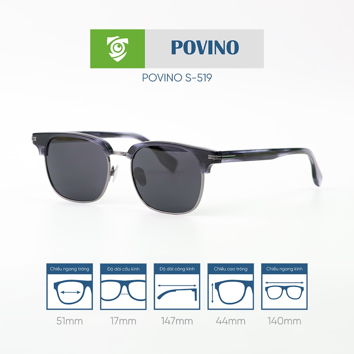 Kính mát POVINO S519