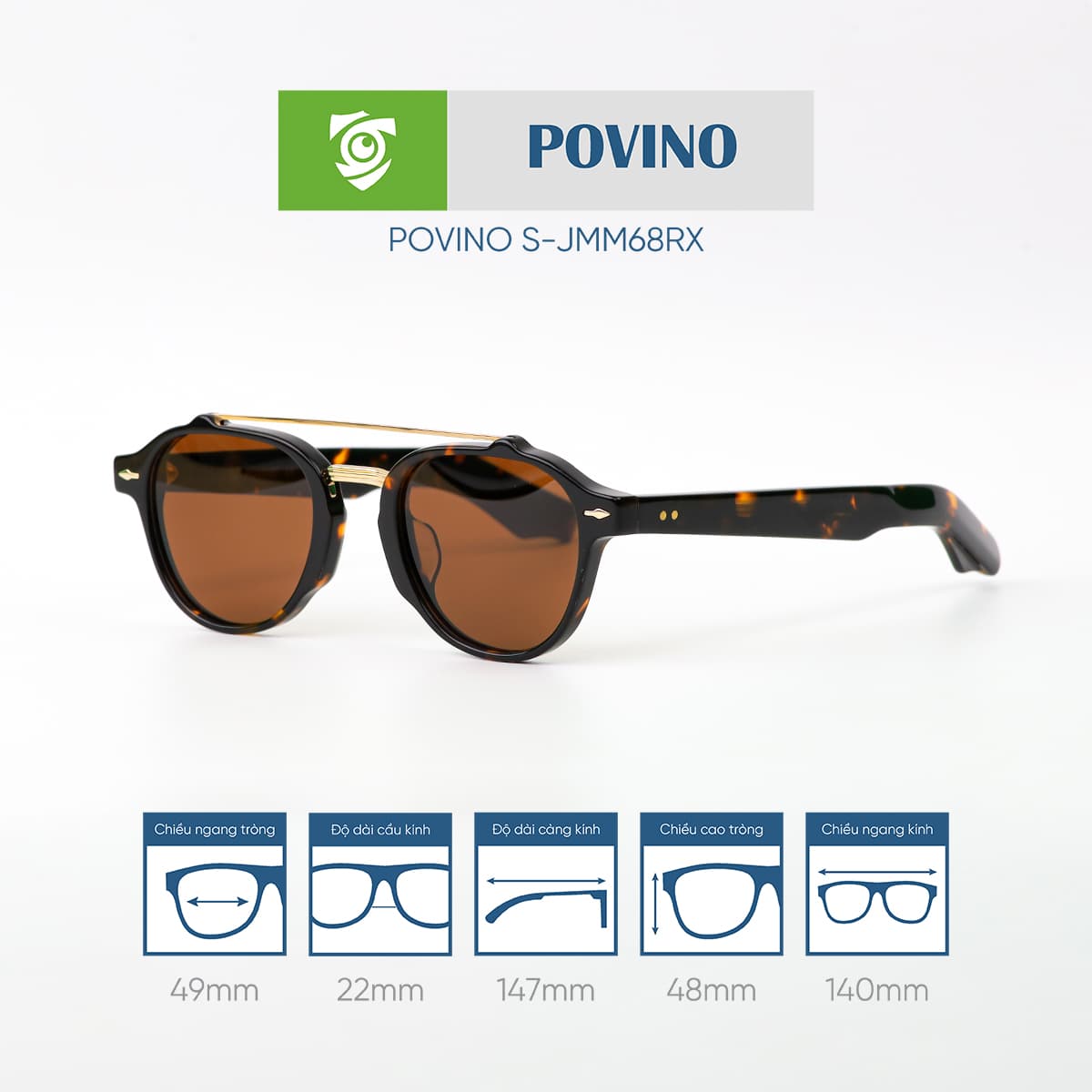 Kính mát POVINO SJMM68RX - Ảnh 7
