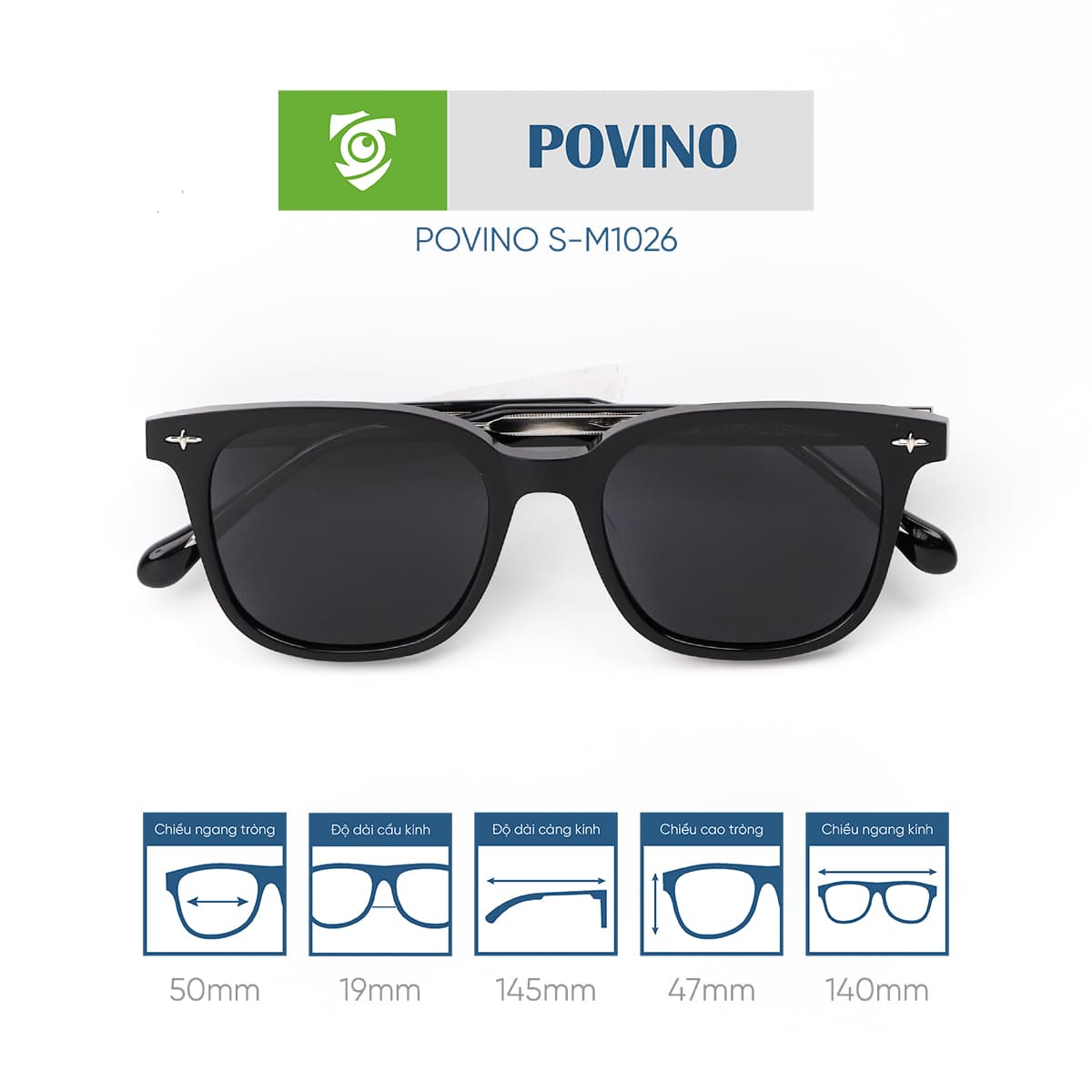 Kính mát POVINO SM1026 - Ảnh 3