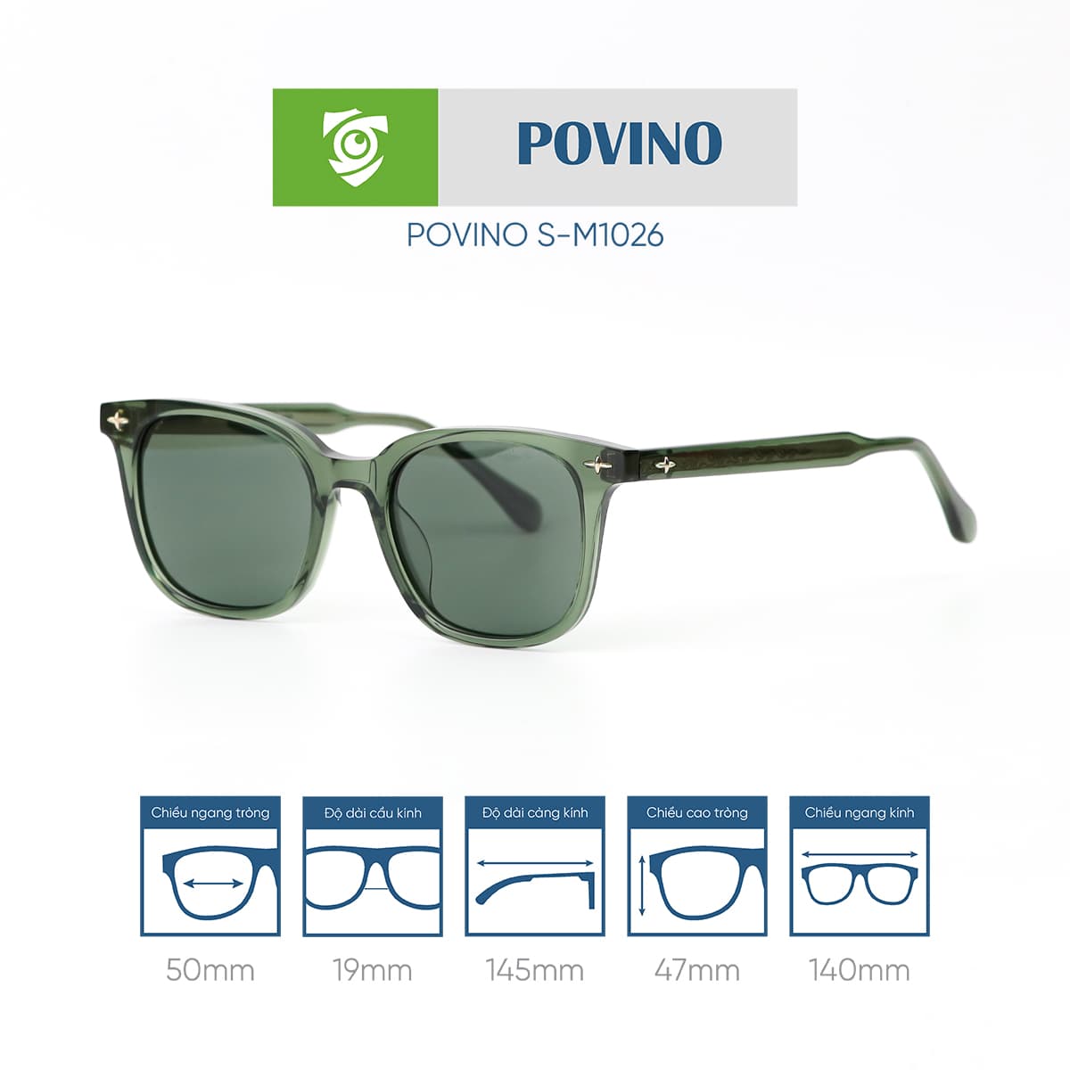 Kính mát POVINO SM1026 - Ảnh 6