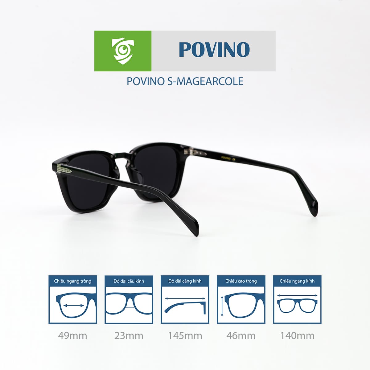 Kính mát POVINO SMAGEARCOLE - Ảnh 2