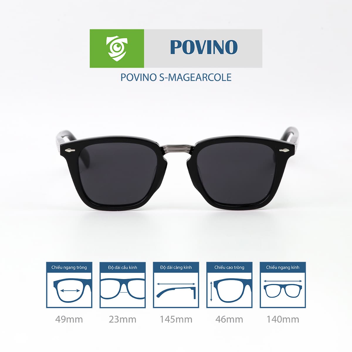 Kính mát POVINO SMAGEARCOLE - Ảnh 1