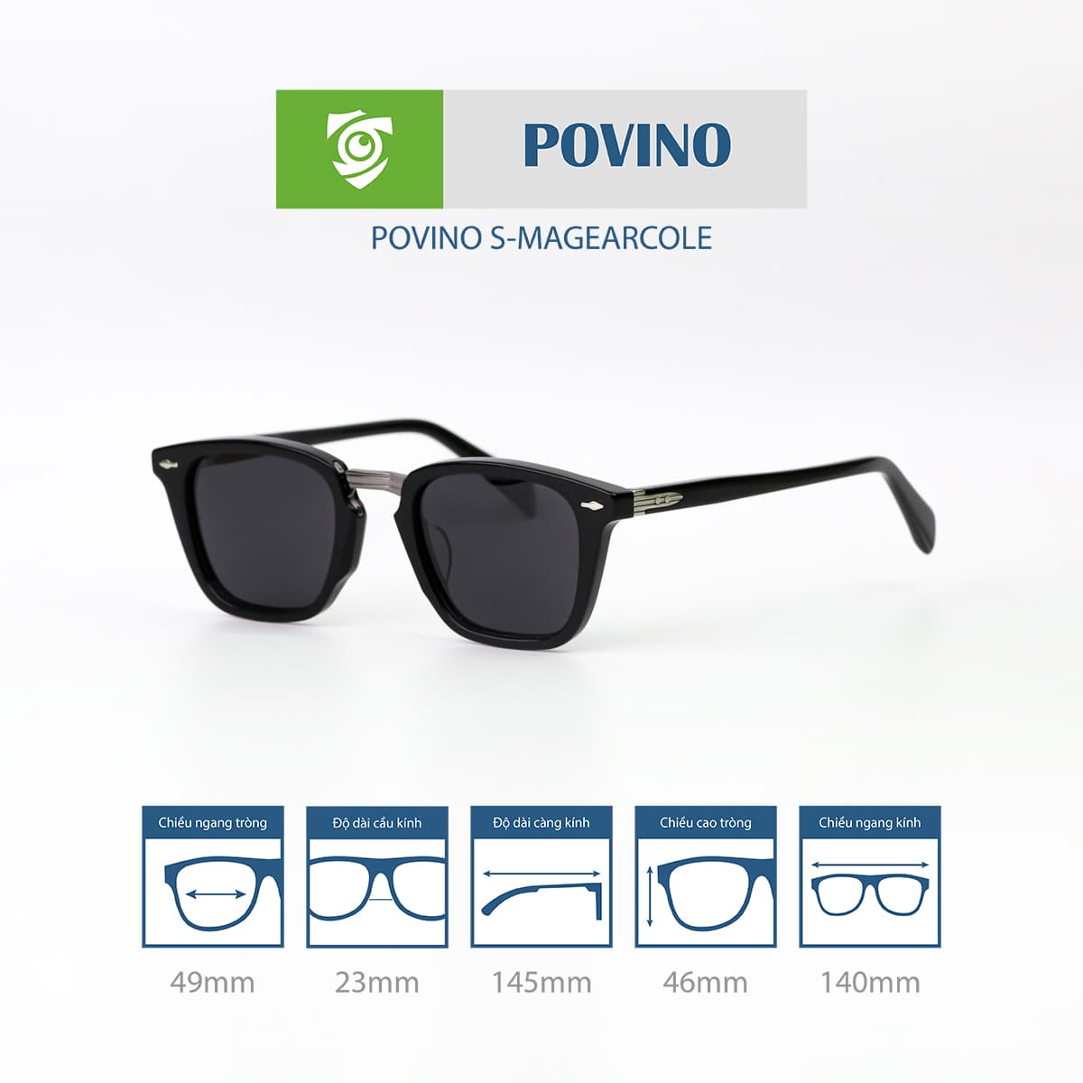 Kính mát POVINO SMAGEARCOLE - Ảnh 4