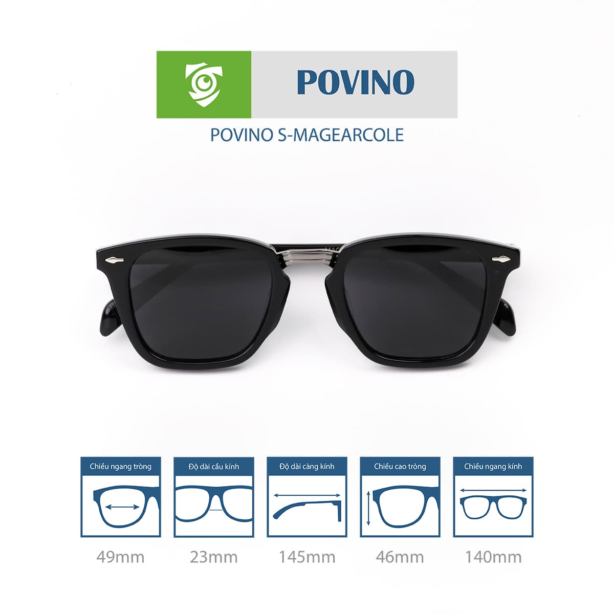 Kính mát POVINO SMAGEARCOLE - Ảnh 5