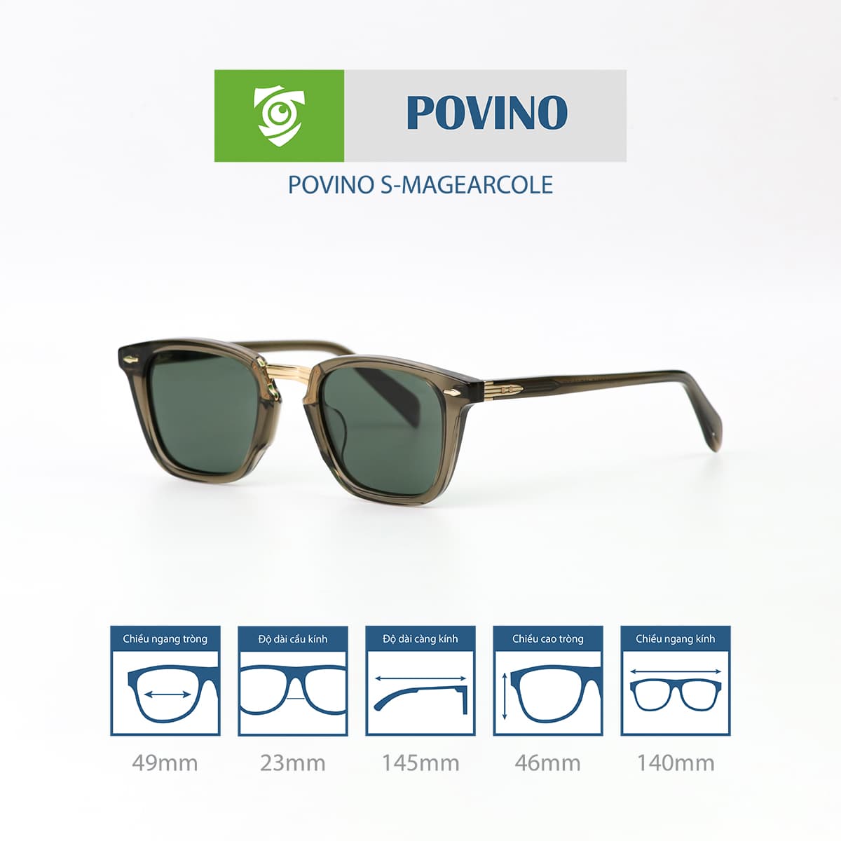 Kính mát POVINO SMAGEARCOLE - Ảnh 10