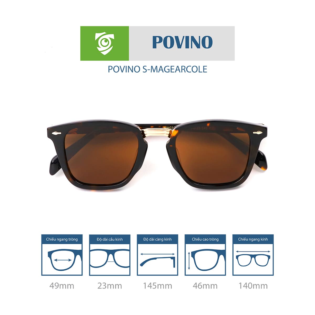 Kính mát POVINO SMAGEARCOLE - Ảnh 6