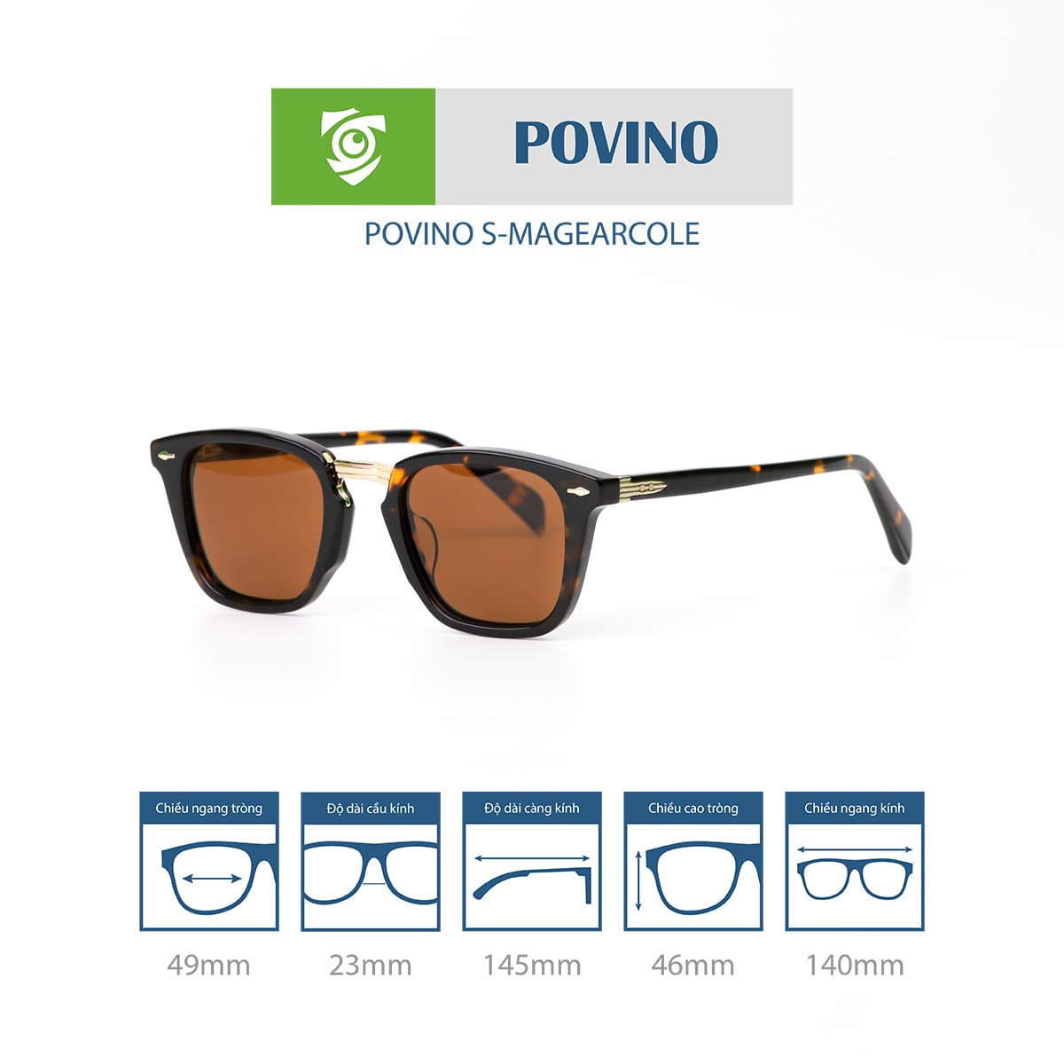 Kính mát POVINO SMAGEARCOLE - Ảnh 7