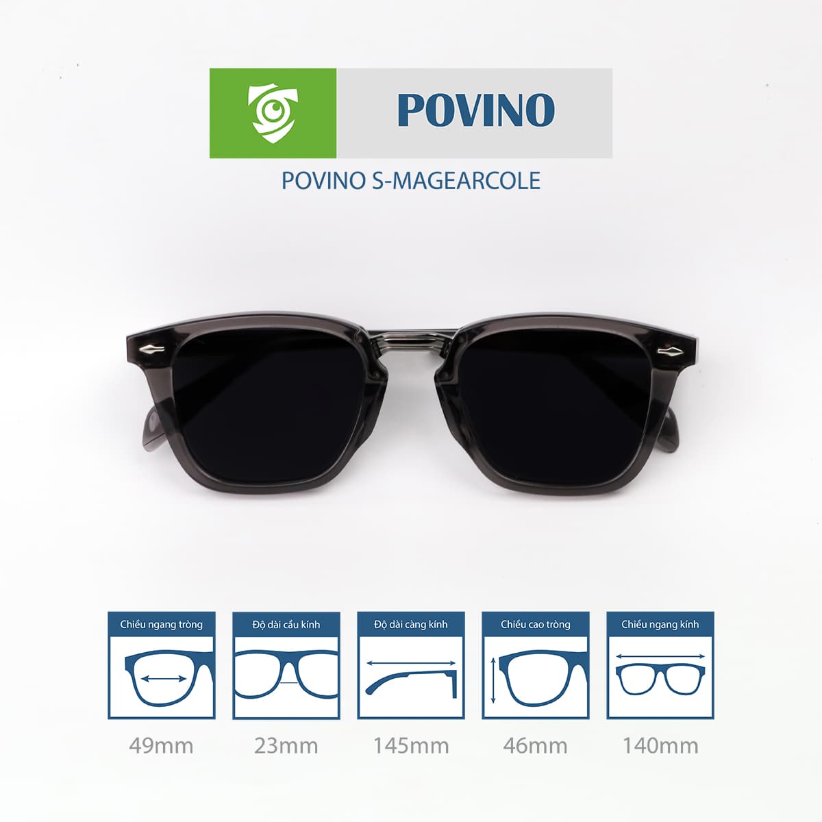 Kính mát POVINO SMAGEARCOLE - Ảnh 9
