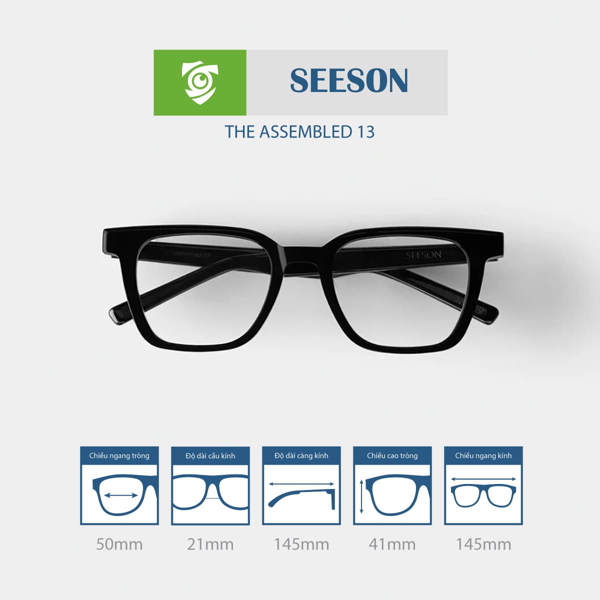Gọng kính SEESON THE ASSEMBLED 13 - Ảnh 10