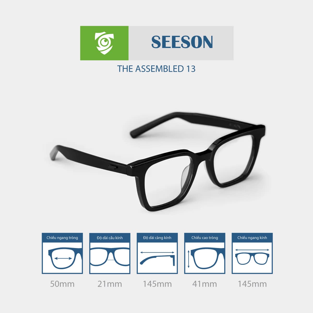 Gọng kính SEESON THE ASSEMBLED 13 - Ảnh 8