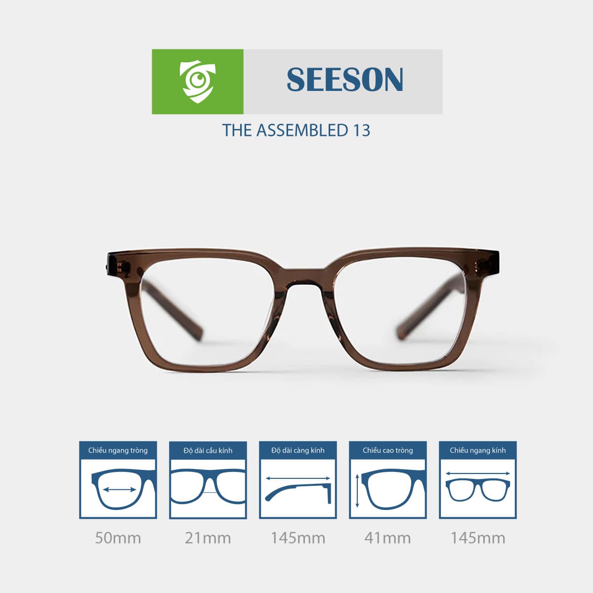 Gọng kính SEESON THE ASSEMBLED 13 - Ảnh 6