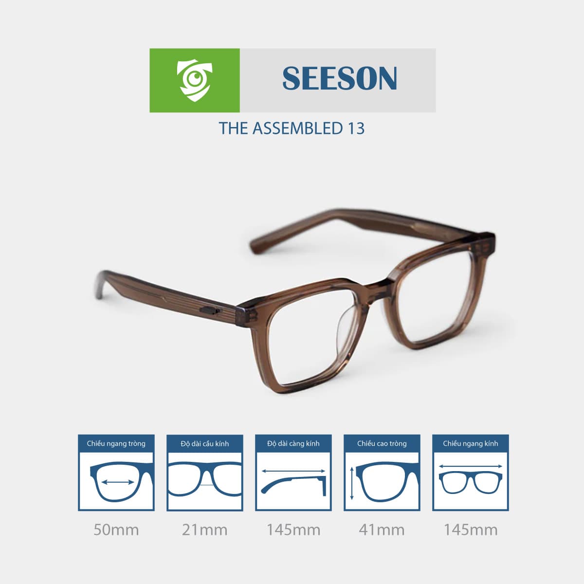 Gọng kính SEESON THE ASSEMBLED 13 - Ảnh 5