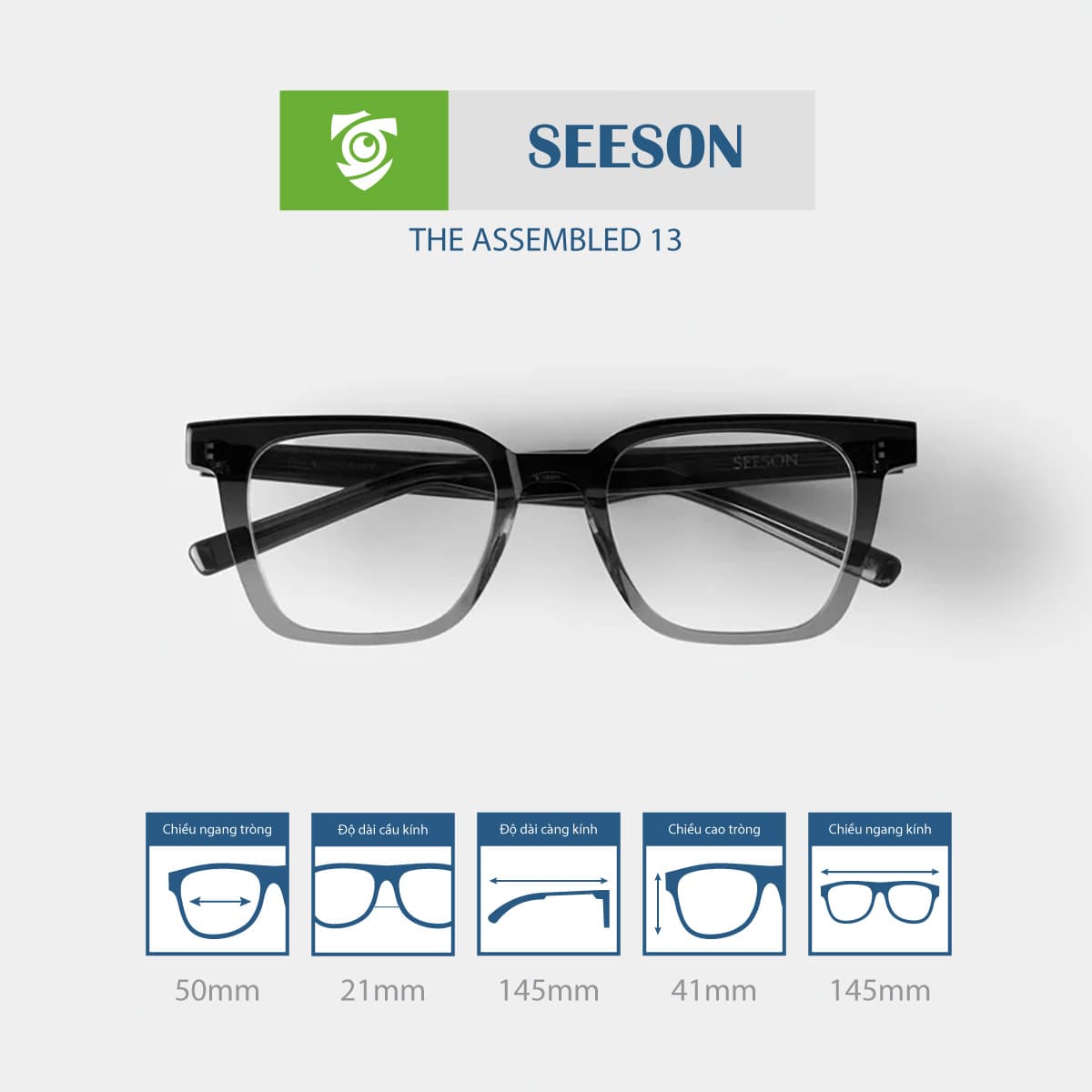 Gọng kính SEESON THE ASSEMBLED 13 - Ảnh 4