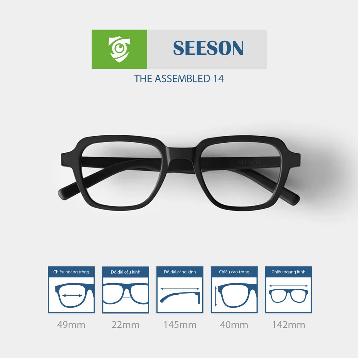 Gọng kính SEESON THE ASSEMBLED 14 - Ảnh 4