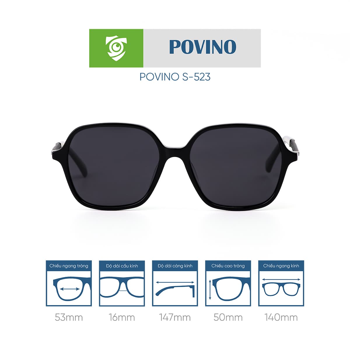 Kính mát POVINO S523 - Ảnh 1
