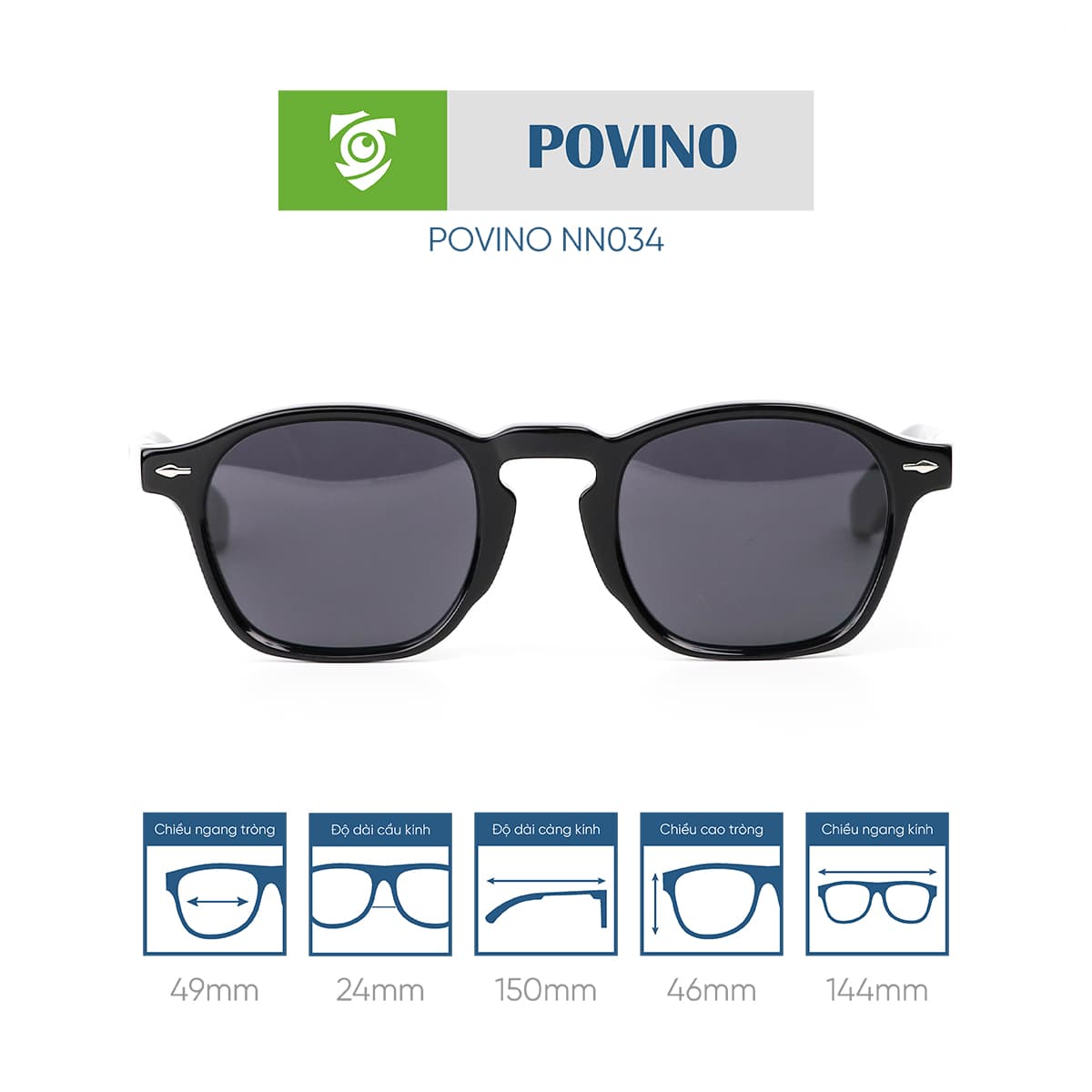 Kính mát POVINO NN034 - Ảnh 1
