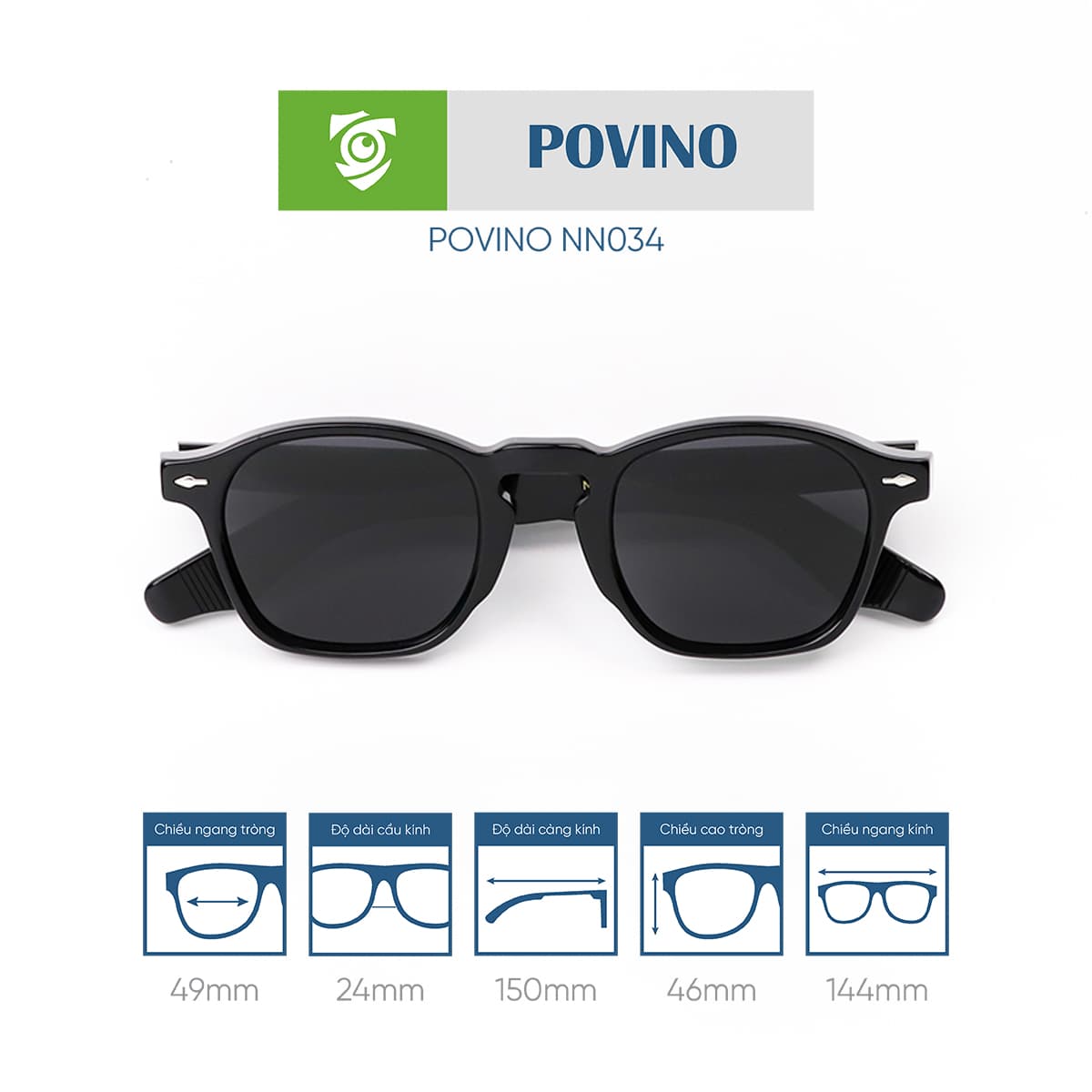Kính mát POVINO NN034 - Ảnh 6