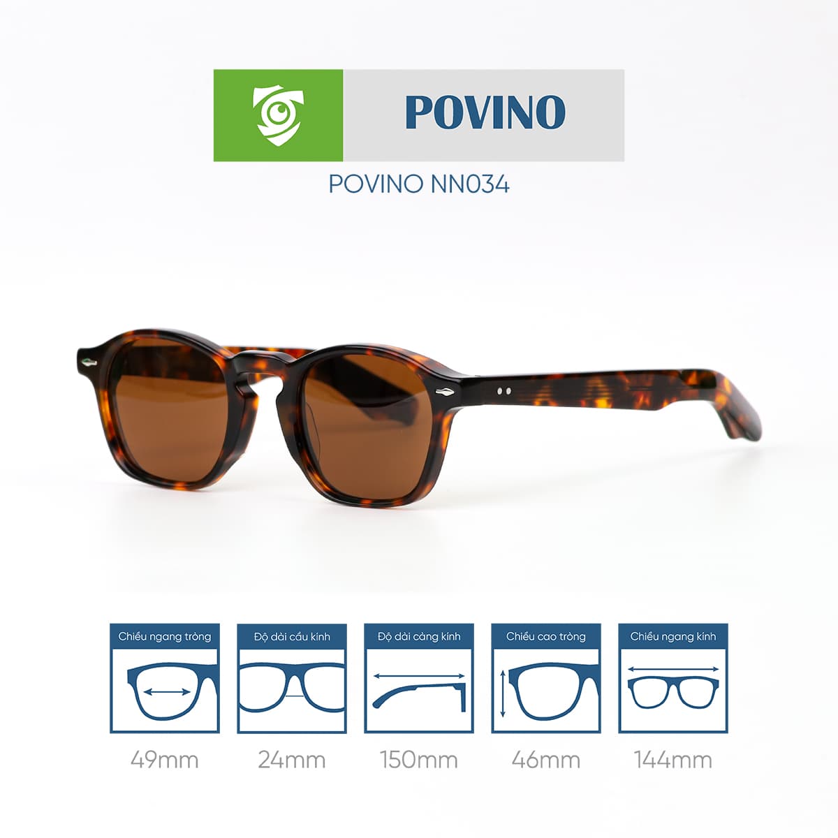 Kính mát POVINO NN034 - Ảnh 5