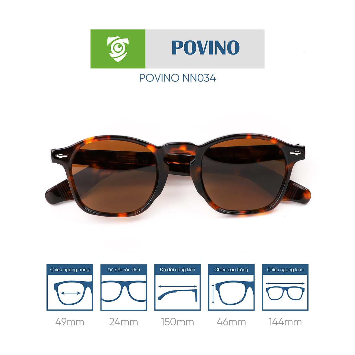 Kính mát POVINO NN034 - Ảnh 4