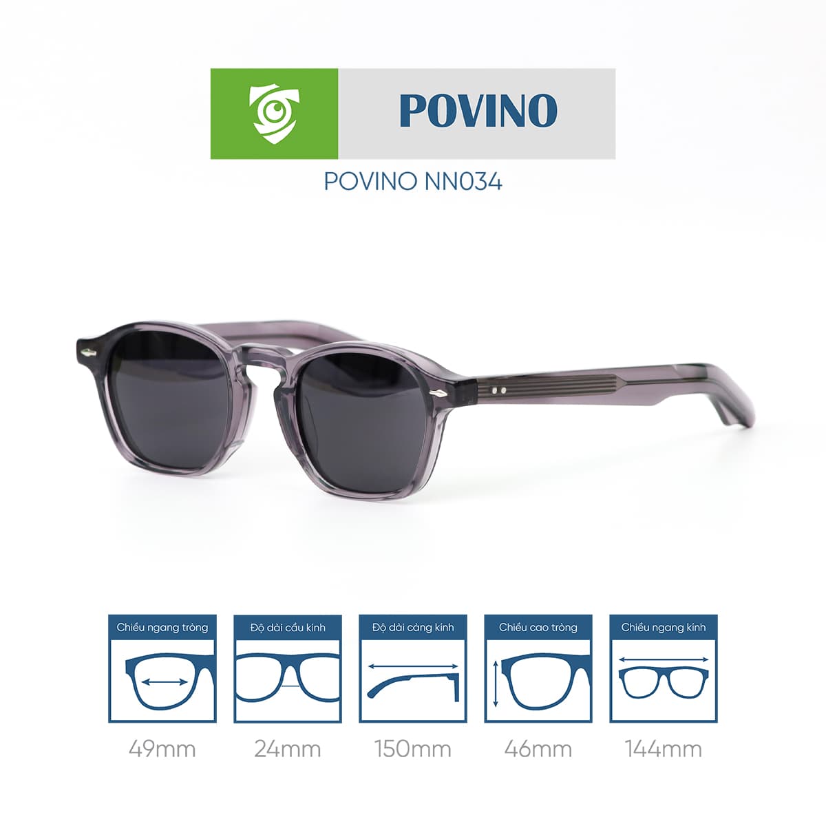 Kính mát POVINO NN034 - Ảnh 3