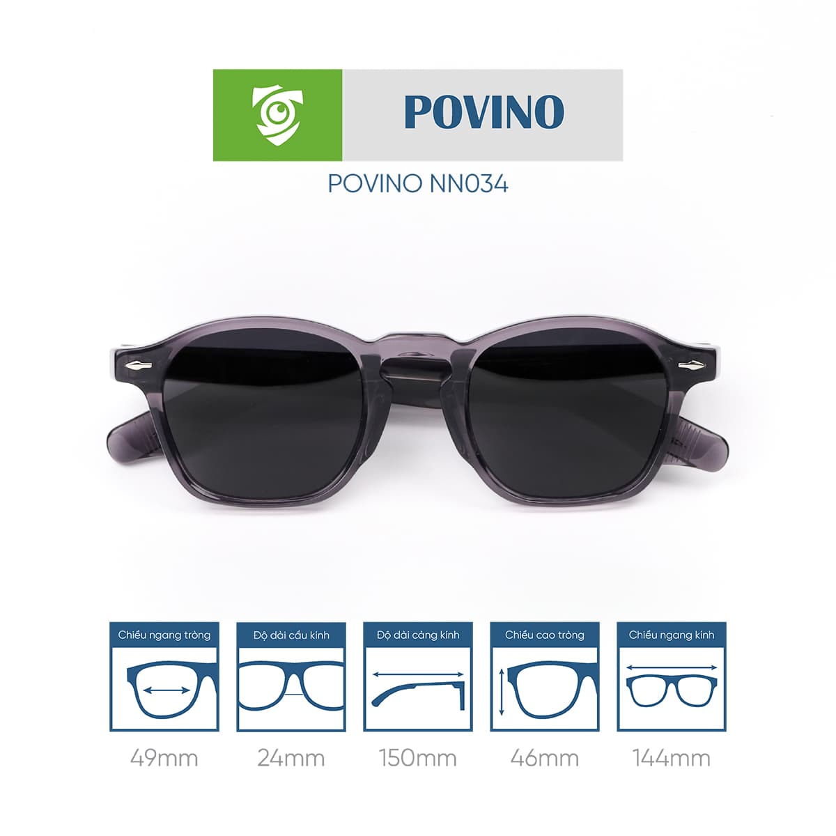 Kính mát POVINO NN034 - Ảnh 2