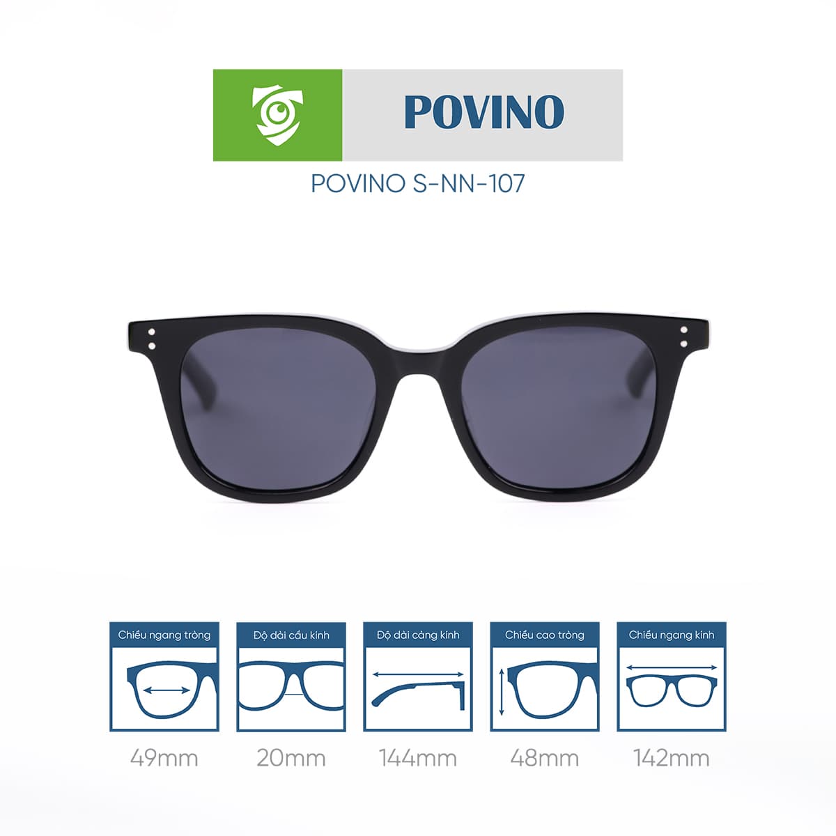 Kính mát POVINO NN107 - Ảnh 1