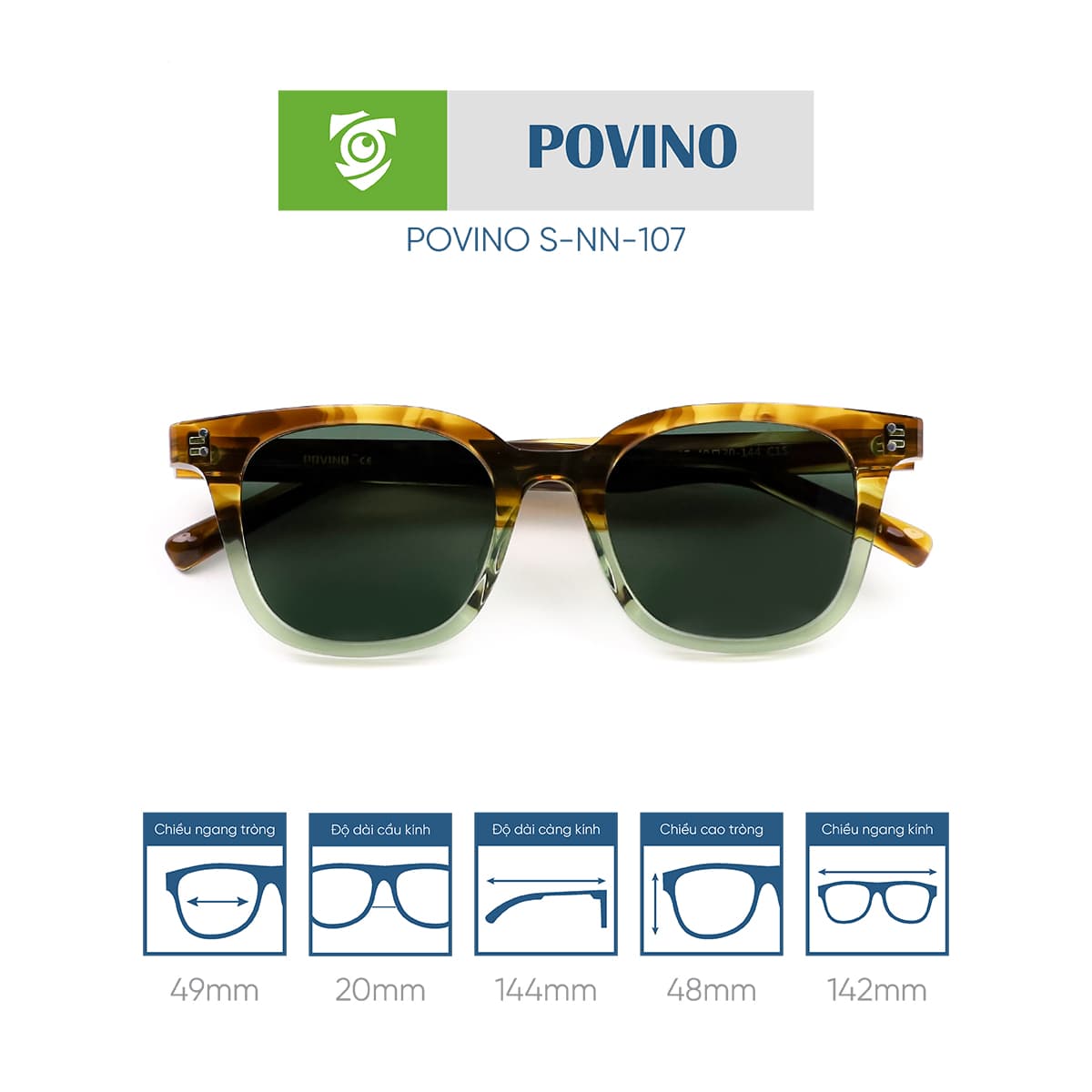 Kính mát POVINO NN107 - Ảnh 3