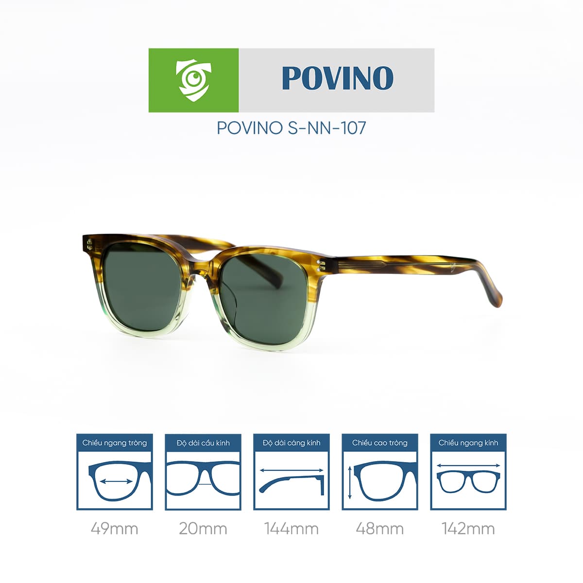 Kính mát POVINO NN107 - Ảnh 2